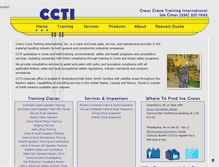 Tablet Screenshot of cranetraininginternational.com